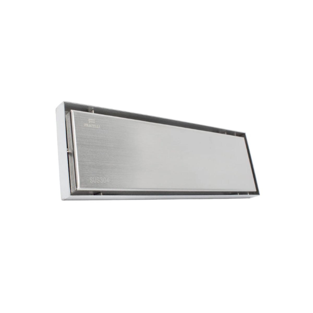 GENERICO - SUMIDERO DE ACERO REVERSIBLE SATINADO 12