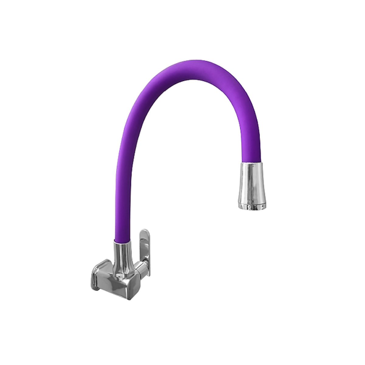 GENERICO - LLAVE DE COCINA A LA PARED PICO FLEXIBLE MORADO GF1208-46