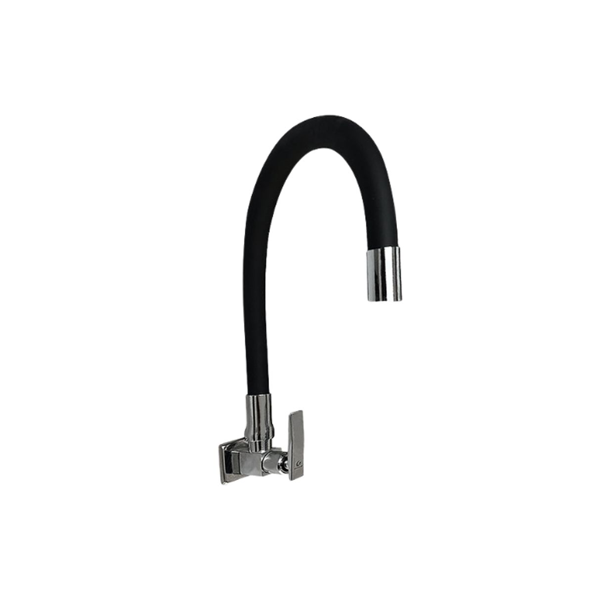 GENERICO - LLAVE DE COCINA A LA PARED PICO FLEXIBLE NEGRO GF1105-01