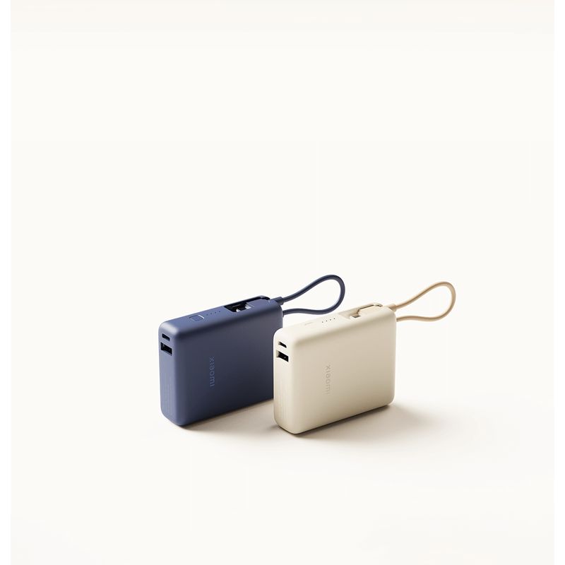 XIAOMI - XIAOMI 33W POWER BANK 10000MAH INTEGRATED CABLE AZUL