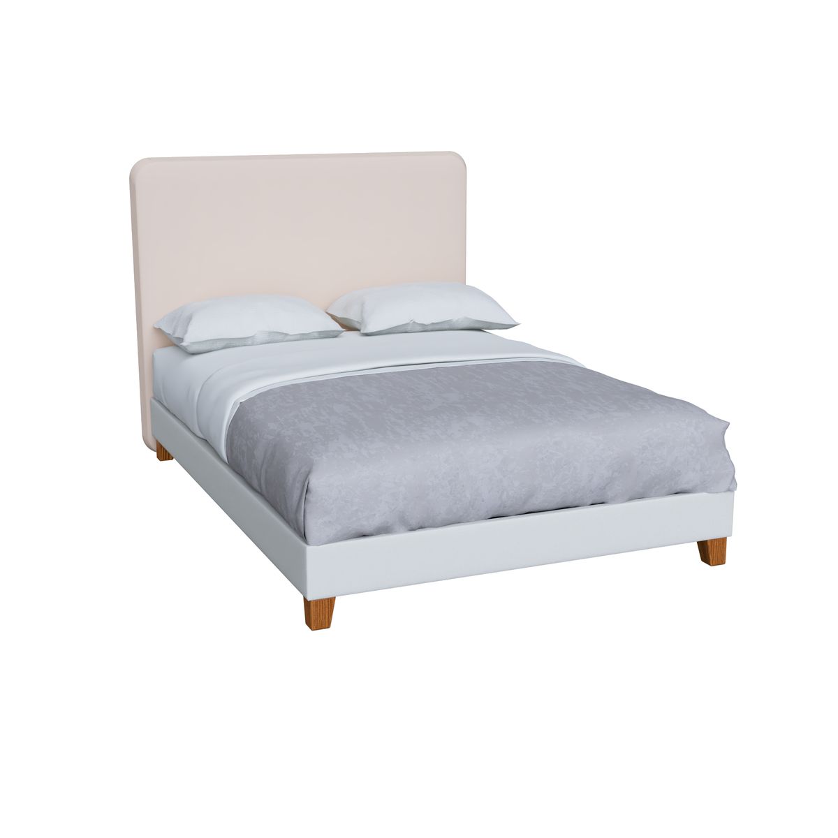 GENERICO - Cabecera Básico Tapizada 2Plz - Color Beige