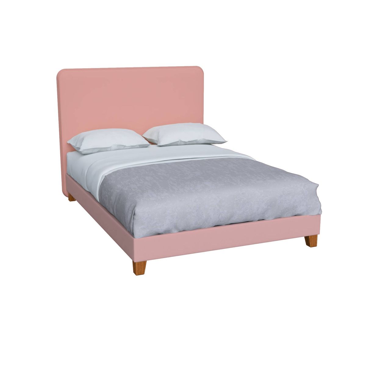 GENERICO - Cabecera Básico Tapizada 2Plz - Color Rosado