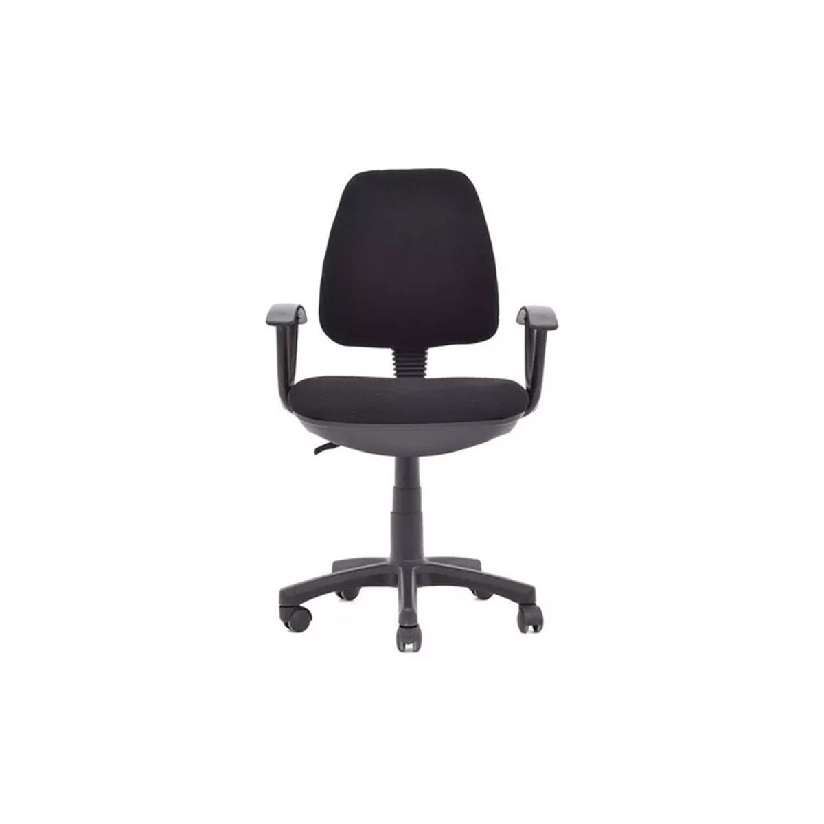 OFIDEAS - Silla De Oficina Ergonómica Lee Operativa Negro Brazos Fijos Ofideas