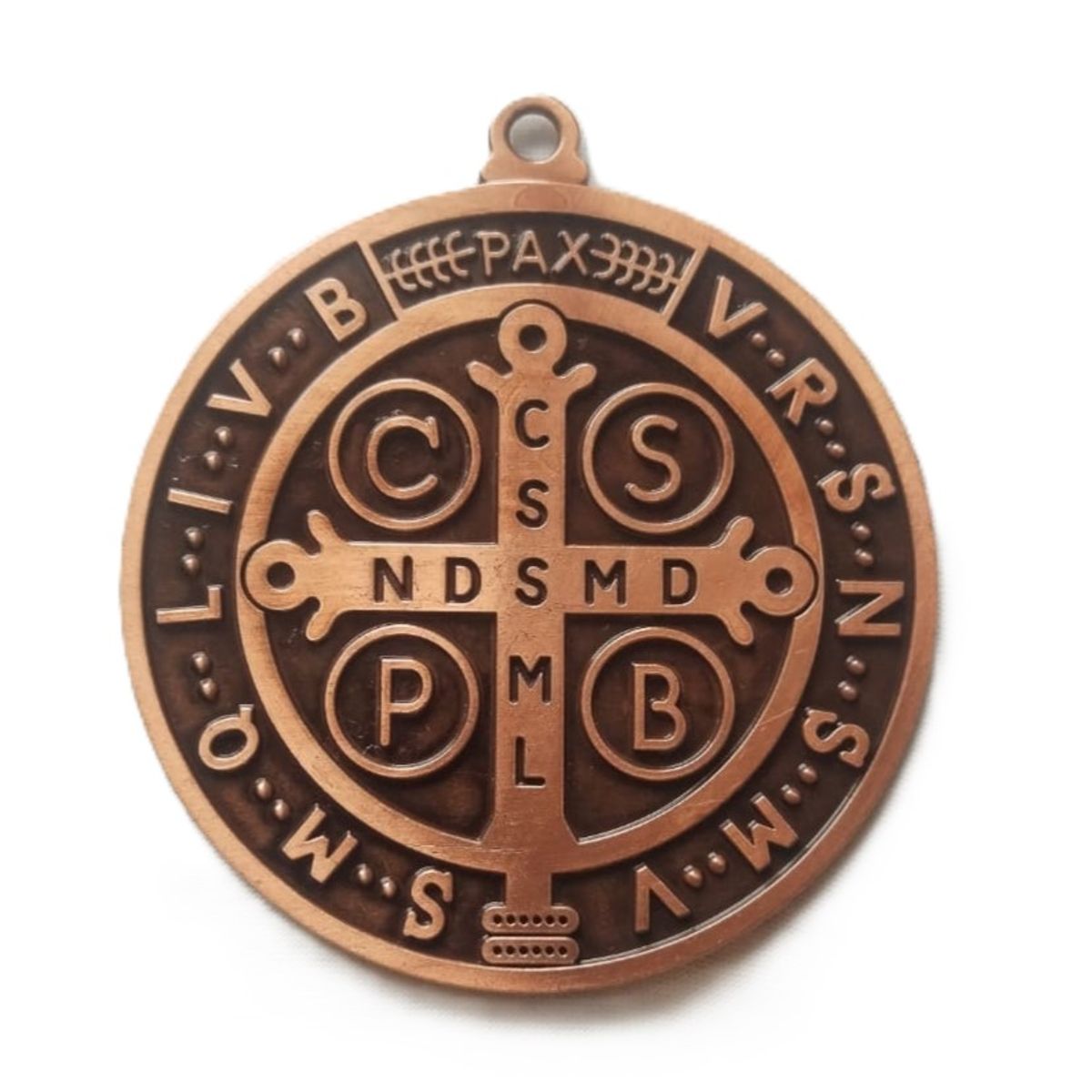 GENERICO - DIJE ADORNO DE SAN BENITO BRONCEAD0 9CM