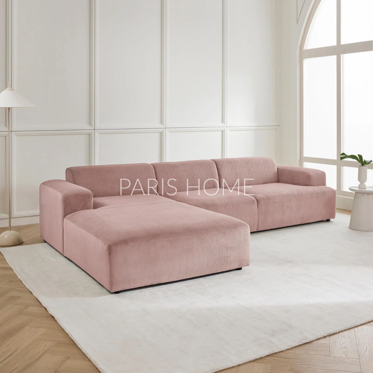 GENERICO - Sofá Izquierdo Seccional Esquinero 4 Plz Gala Pana - Palo Rosa