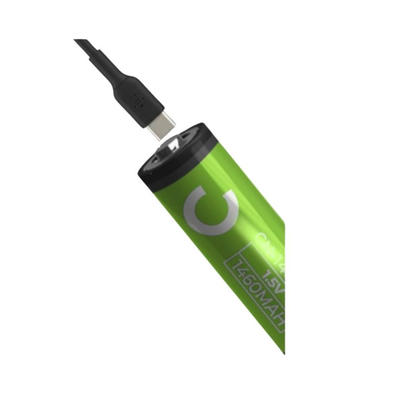 CAFINI - Pilas AA Recargables con Cable Tipo C CAFINI  x4 Unidades