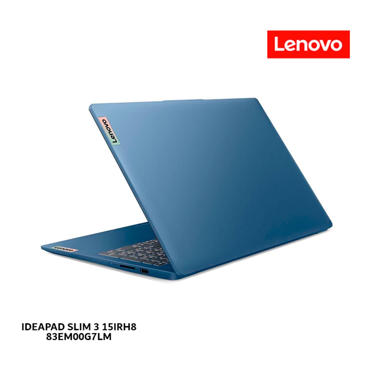 LENOVO - Laptop Lenovo IdeaPad Slim 3 15IRH8 Core i5 13420H/ 16Gb DDR5 / 512Gb SSD/ 15.6″ FHD-83EM00G7LM CSI