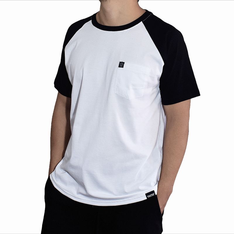 YONISTERS CLOTHING - Polo Ranglan de Algodón con Bolsillo Yonisters Clothing Blanco
