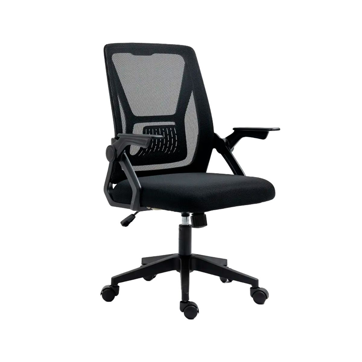 OFIDEAS - Silla De Oficina Brazos Abatibles Belgica Negro Ofideas