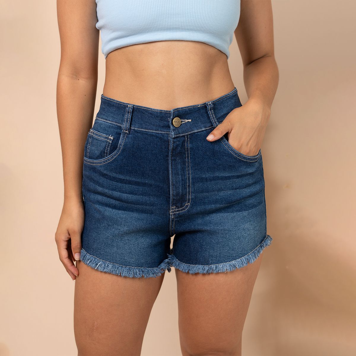 ROXJES JEANS - SHORT RIGIDO CLASICO MUJER ROXJES