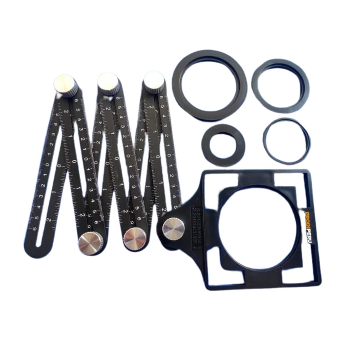 GENERICO - ESCUADRA MULTIFUNCIONAL DE ALUMINIO