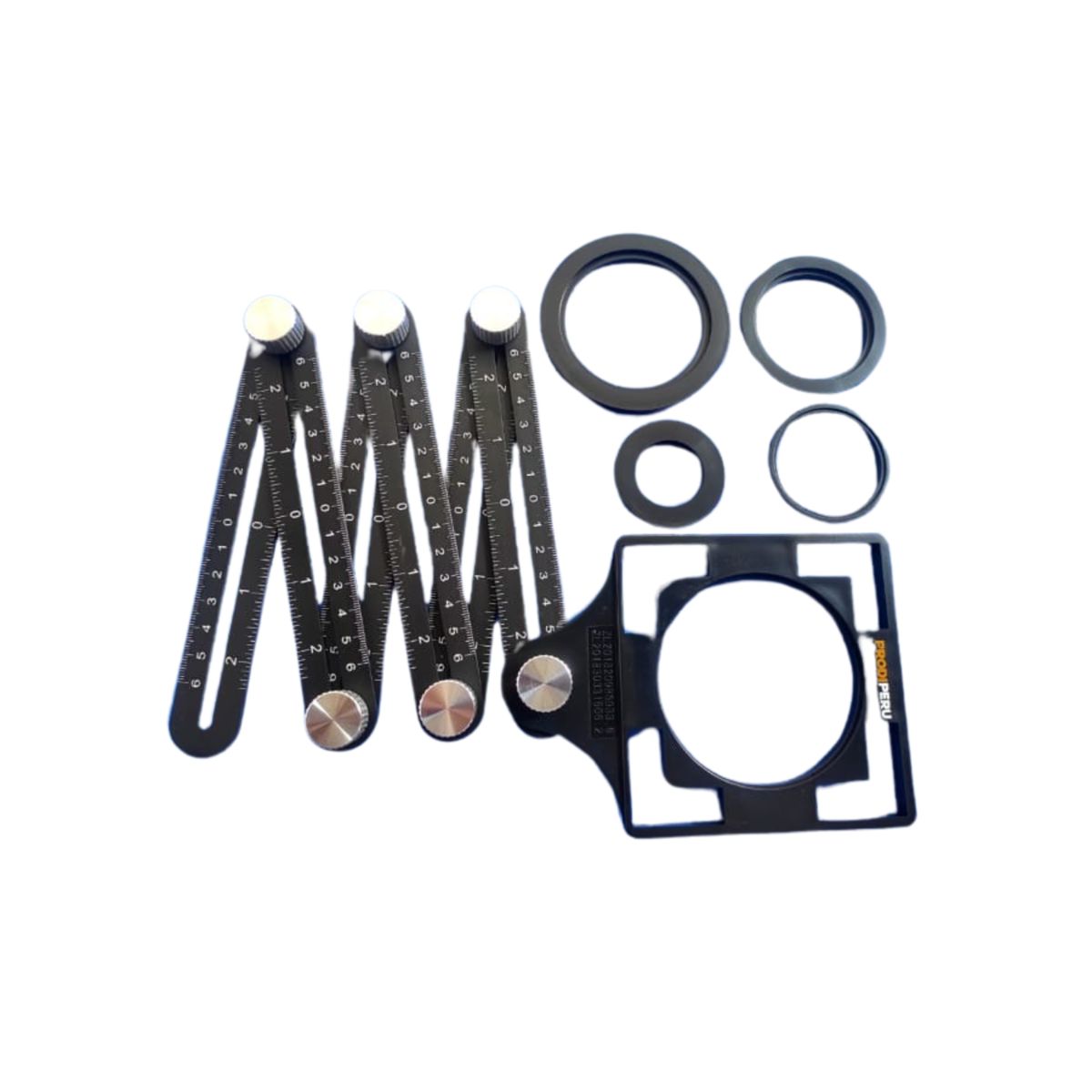 GENERICO - ESCUADRA MULTIFUNCIONAL DE ALUMINIO