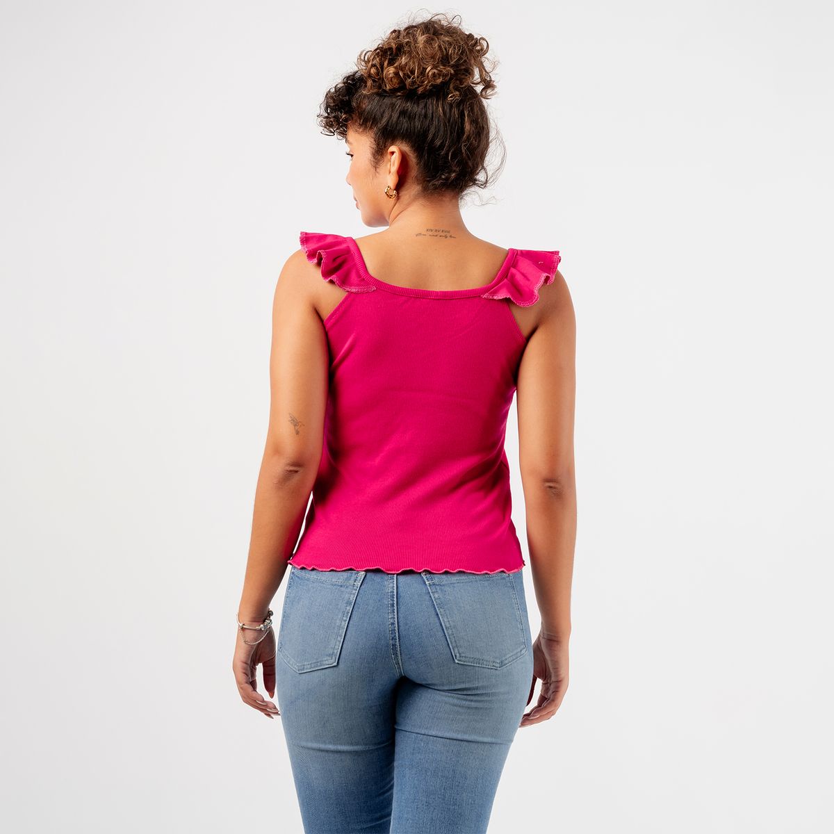 ROXJES JEANS - BASICO POLO RIB SIN MANGAS ZOE MUJER