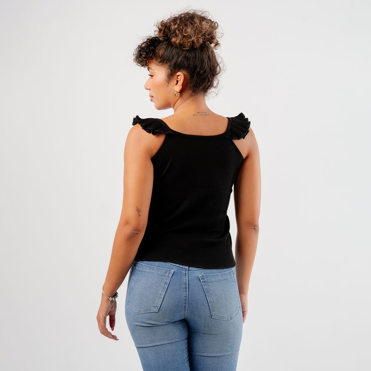 ROXJES JEANS - BASICO POLO RIB SIN MANGAS ZOE MUJER