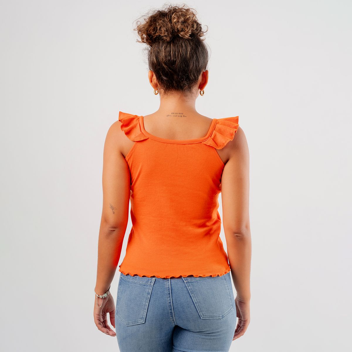 ROXJES JEANS - BASICO POLO RIB SIN MANGAS ZOE MUJER