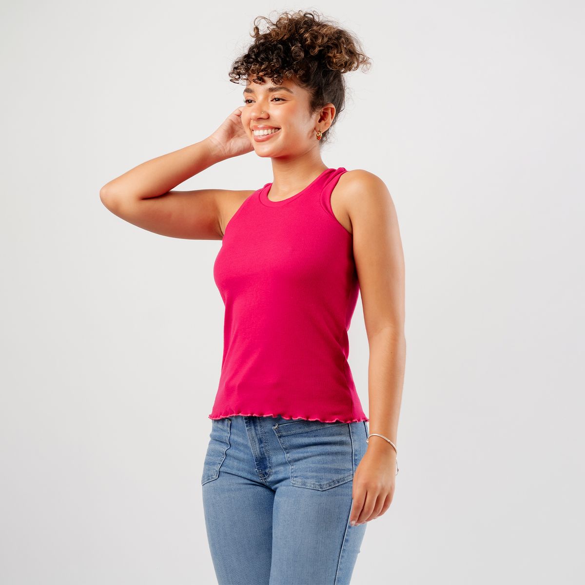 ROXJES JEANS - BASICO POLO RIB SIN MANGAS KIM MUJER