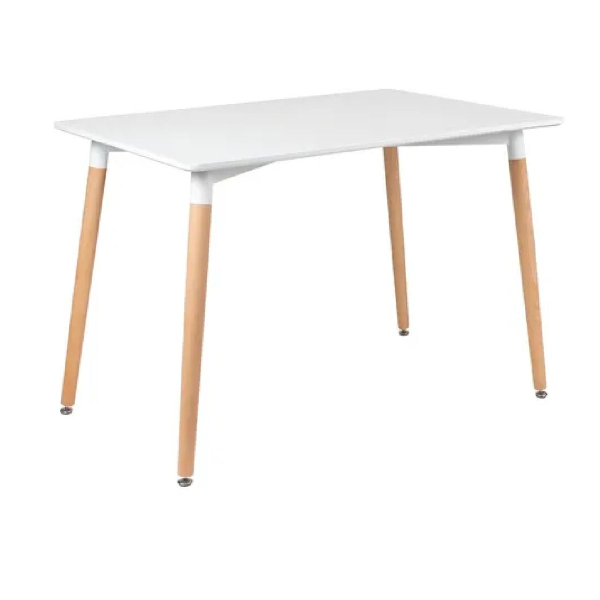 TU MESITA - Mesa Práctica de Comedor Alanis 2 Rectangular color Blanco TU MESITA