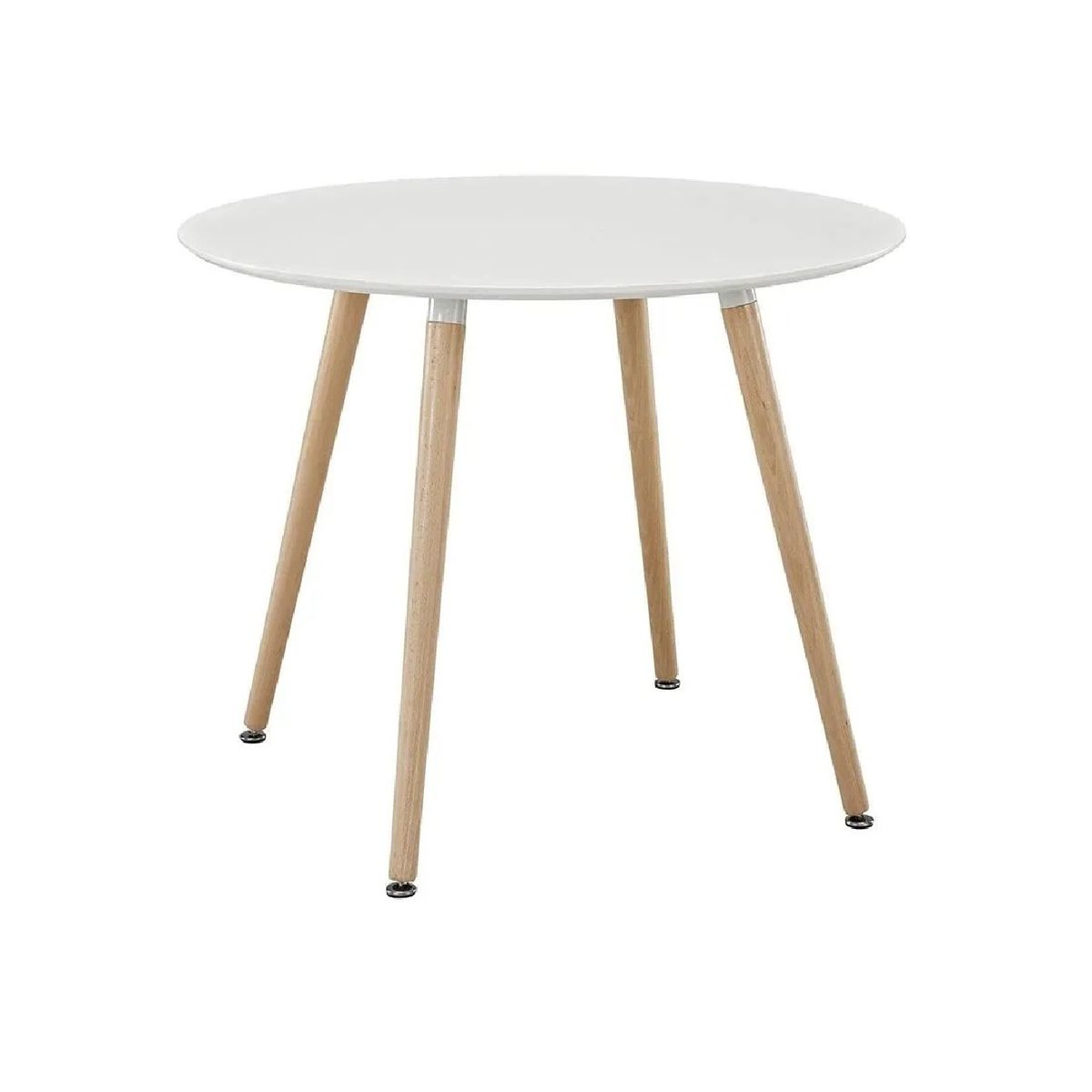 TU MESITA - Mesa Práctica de Comedor Alanis Circular color Blanco TU MESITA