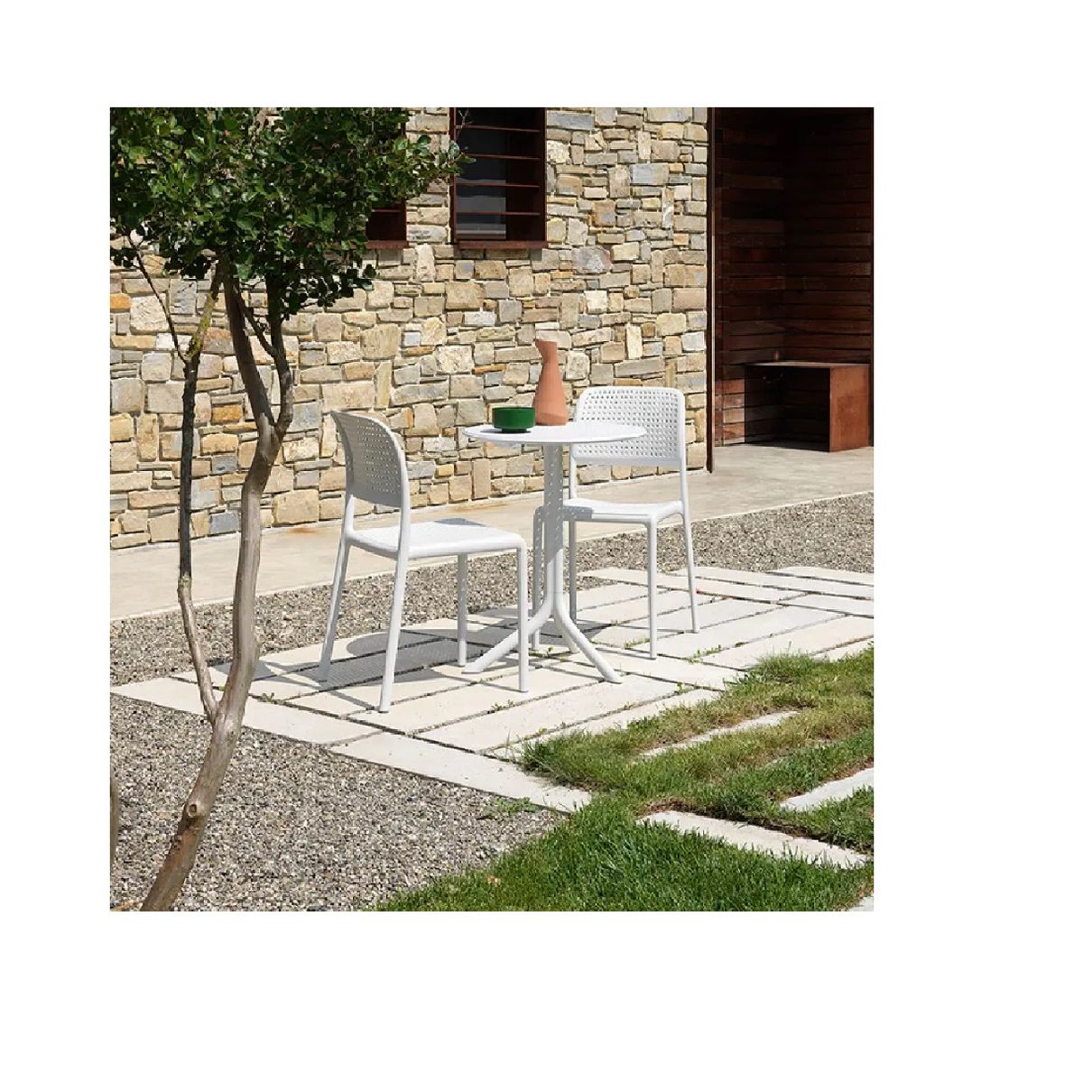 TU MESITA - Mesa Circular de Comedor Rebeca Color Blanco TU MESITA