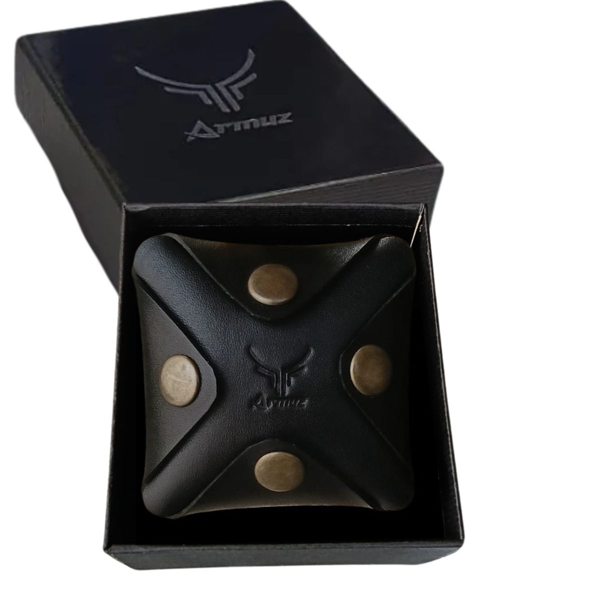 ARMUZ - Monedero de Cuero Vacuno AR22 Estilo Retro