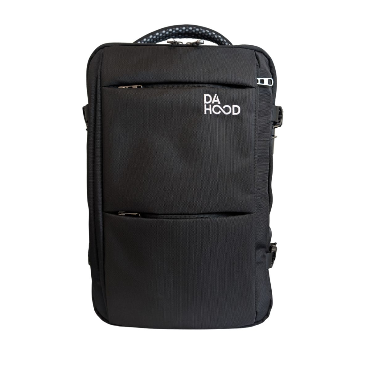 GENERICO - Mochila Viajera Deluxe DaHood para cabina y viajes Negro