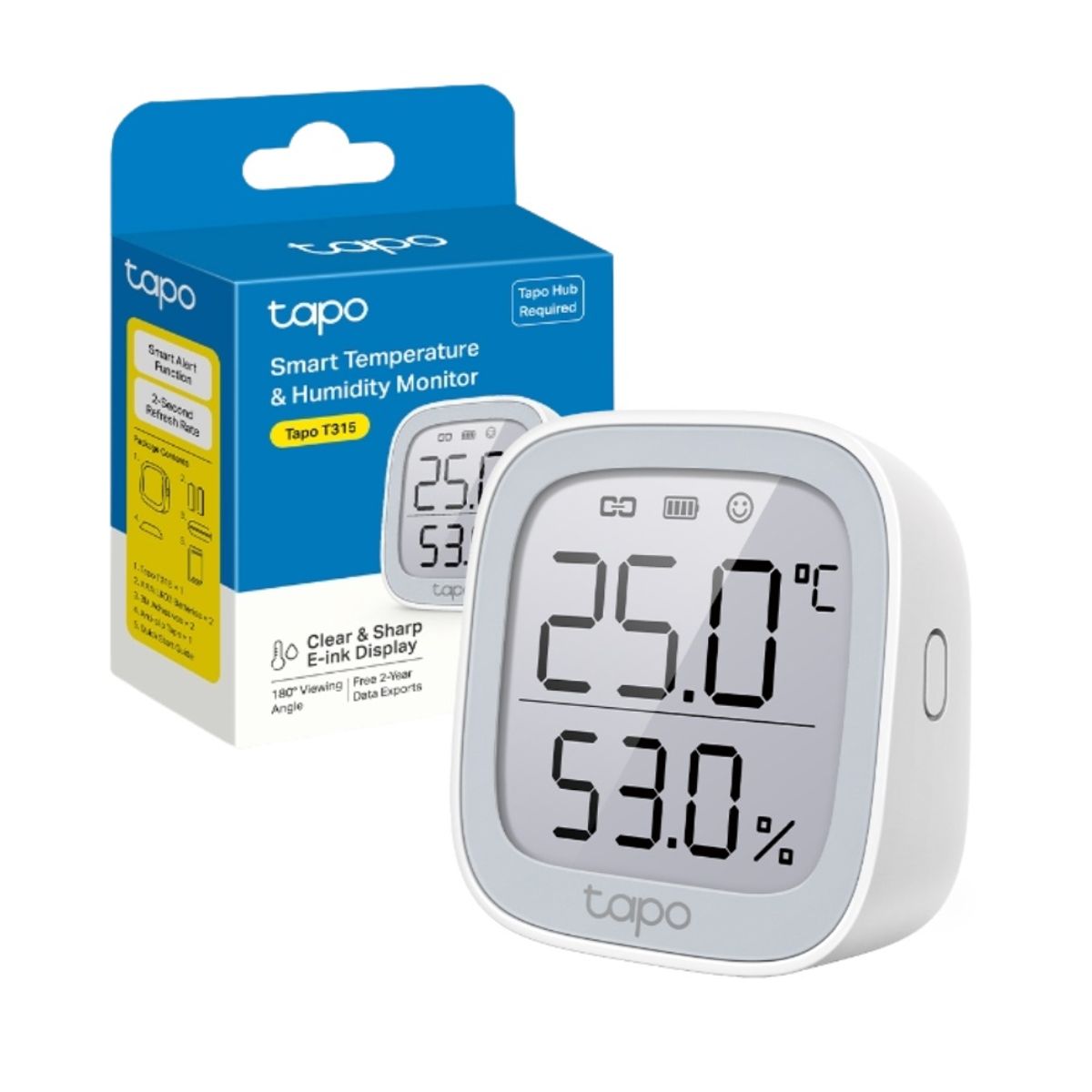 TAPOUT - Sensor Inteligente de Temperatura y Humedad TPLink Tapo