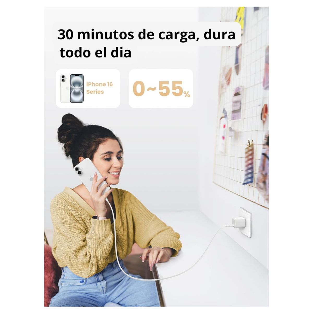 UGREEN - Cargador de Telefono Movil Ugreen Carga Rapida