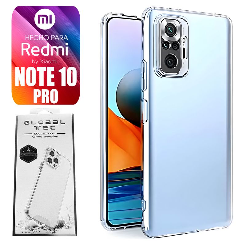 ASIA IMPORT - Space Case Para Xiaomi Redmi Note 10 Pro Transparente