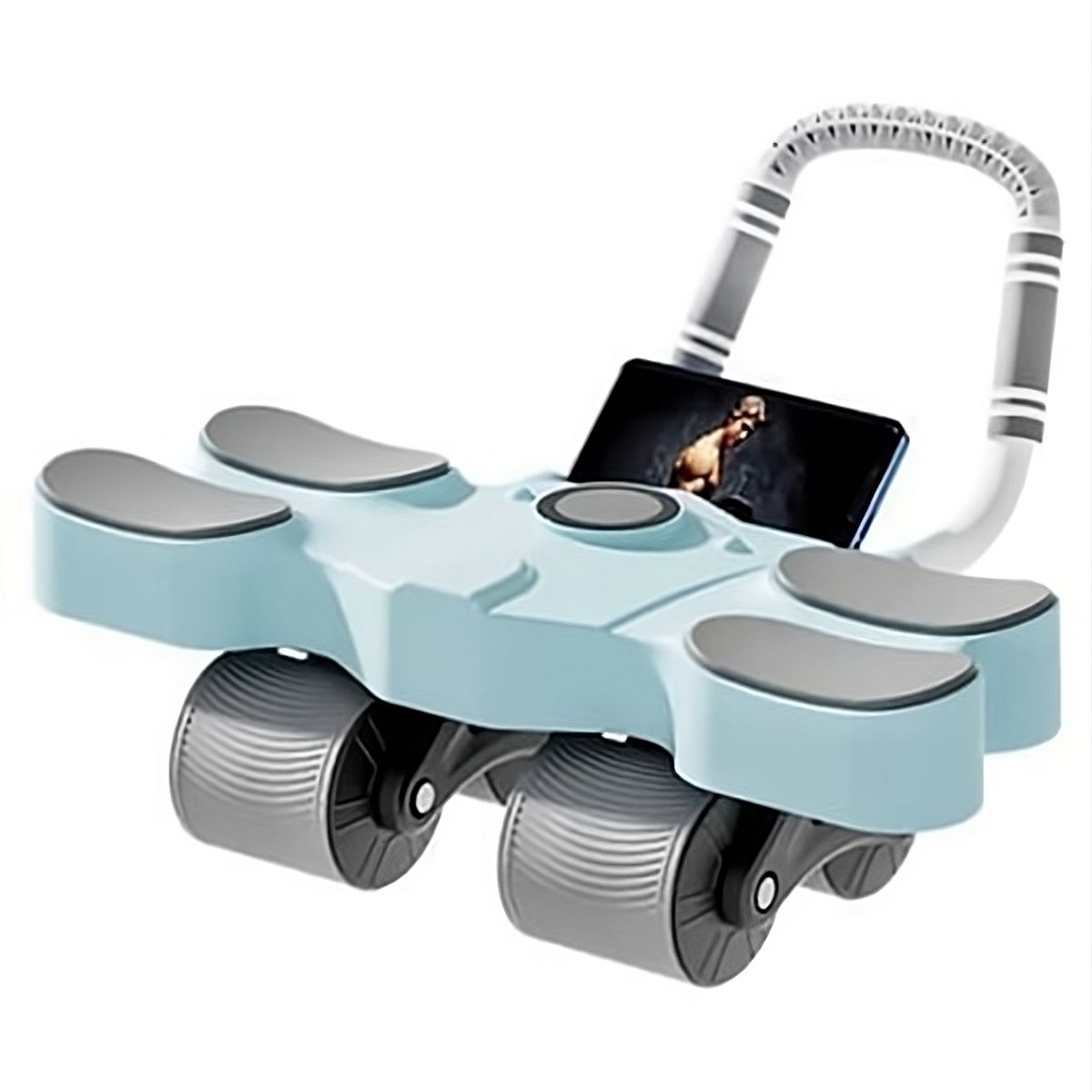 GENERICO - RODILLLO DE 4 RUEDAS Y 4 CODERAS CON SISTEMA DE REBOTE