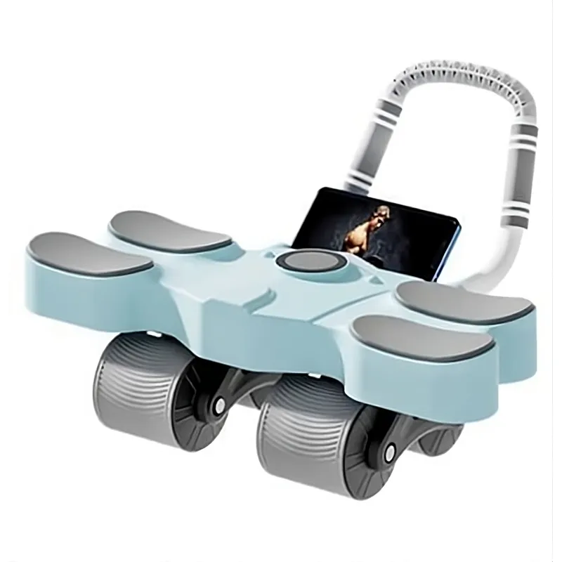 GENERICO - RODILLLO DE 4 RUEDAS Y 4 CODERAS CON SISTEMA DE REBOTE