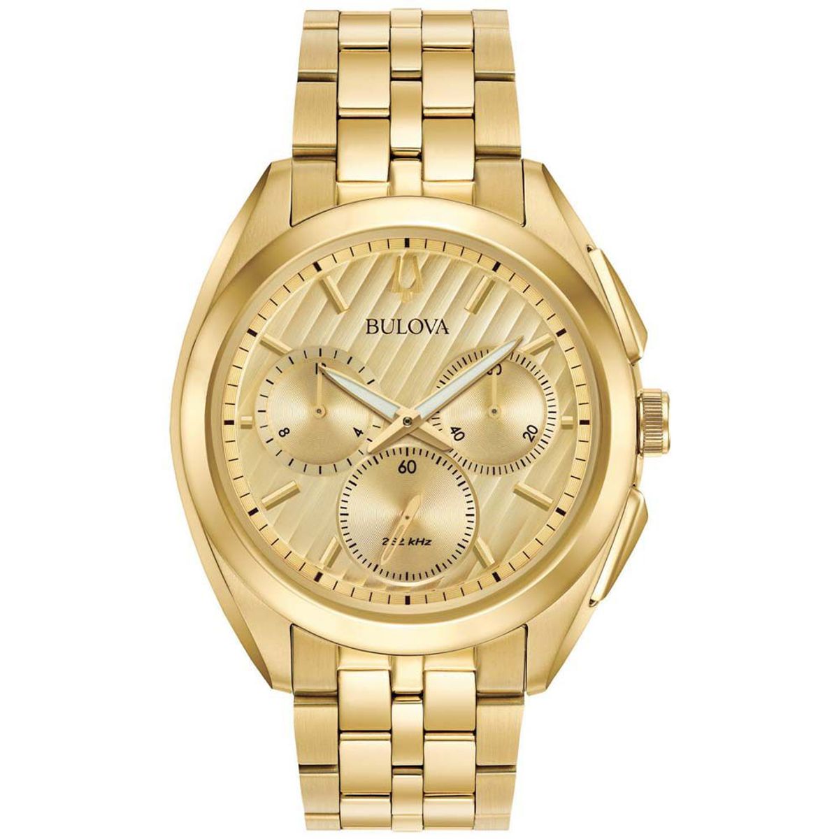 BULOVA - RELOJ BULOVA CURV DORADO CRONOGRAFO
