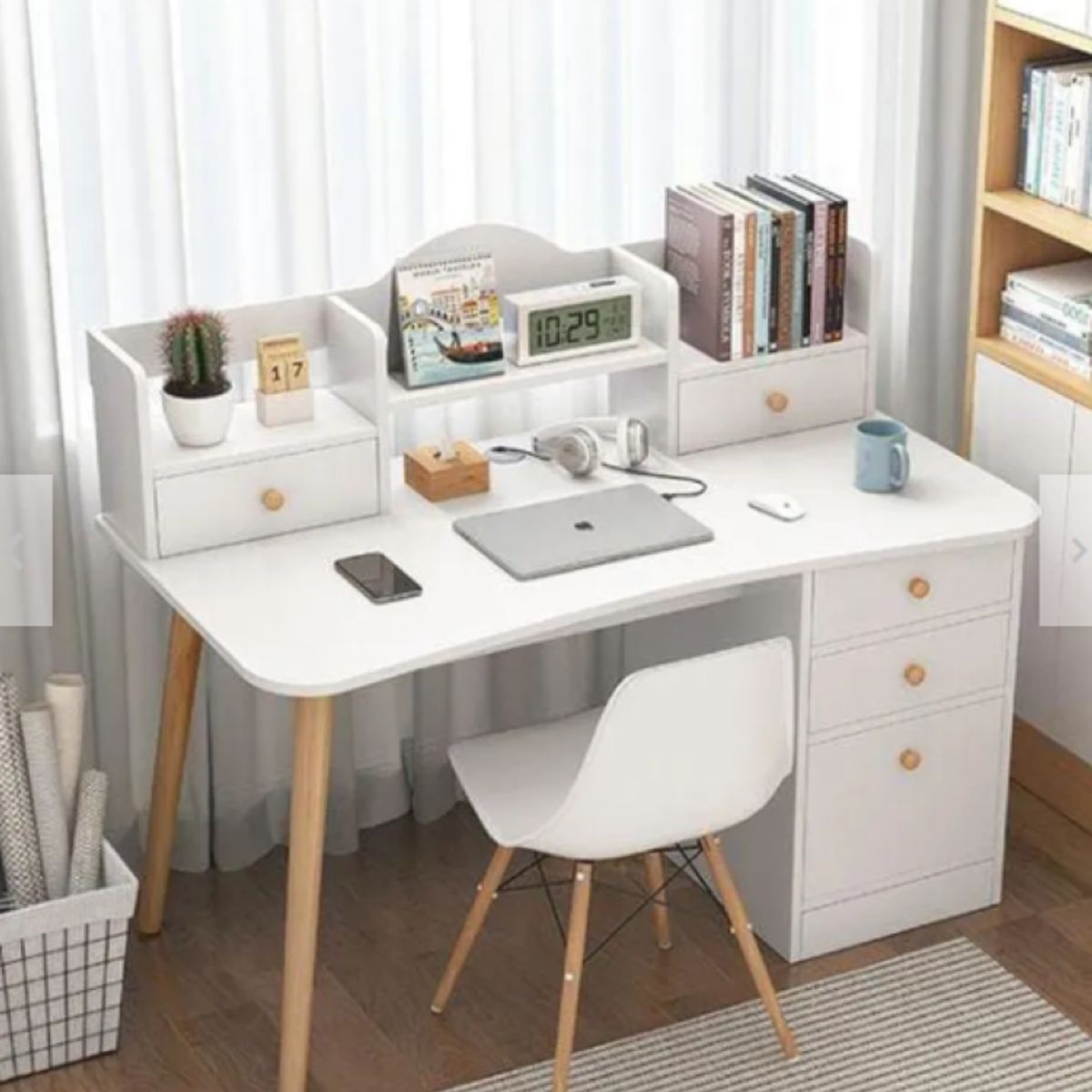 NACION MUEBLES - ESCRITORIO PREMIUM FRANCIA NACION MUEBLES COLOR BLANCO