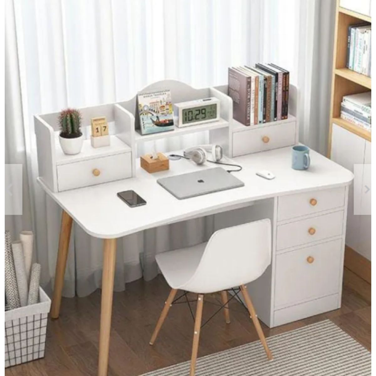 NACION MUEBLES - ESCRITORIO PREMIUM FRANCIA NACION MUEBLES COLOR BLANCO