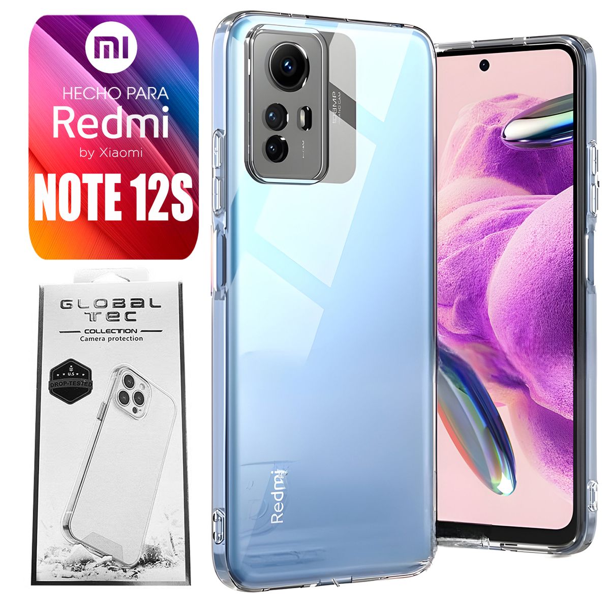 ASIA IMPORT - Space Case Para Xiaomi Redmi Note 12S Transparente