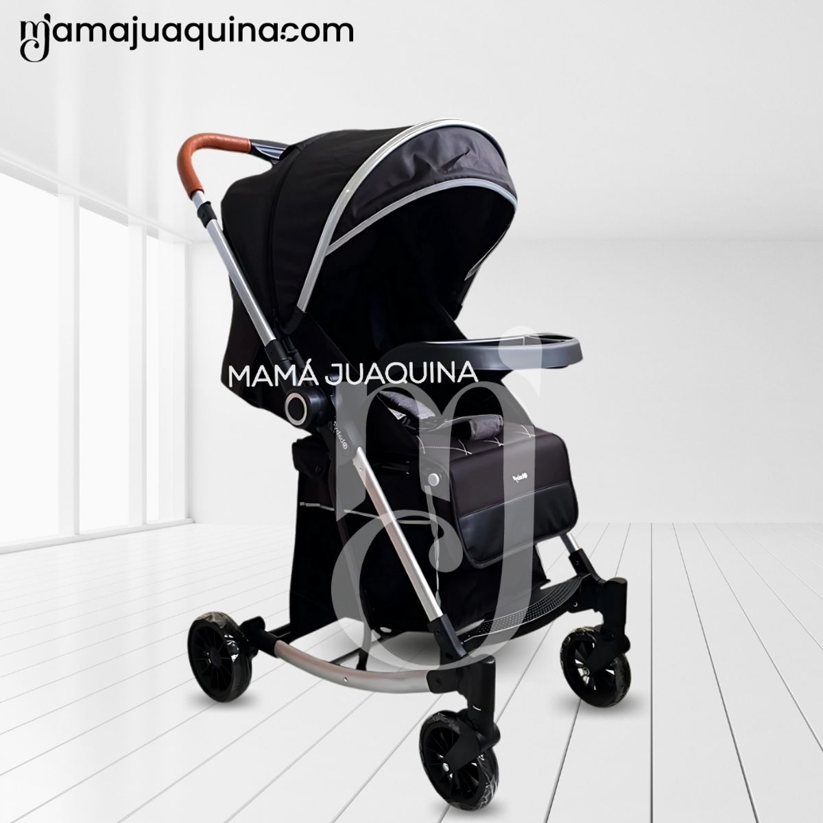 EBABY - Coche Mecedora de Lujo «EXUTOIRE» Black