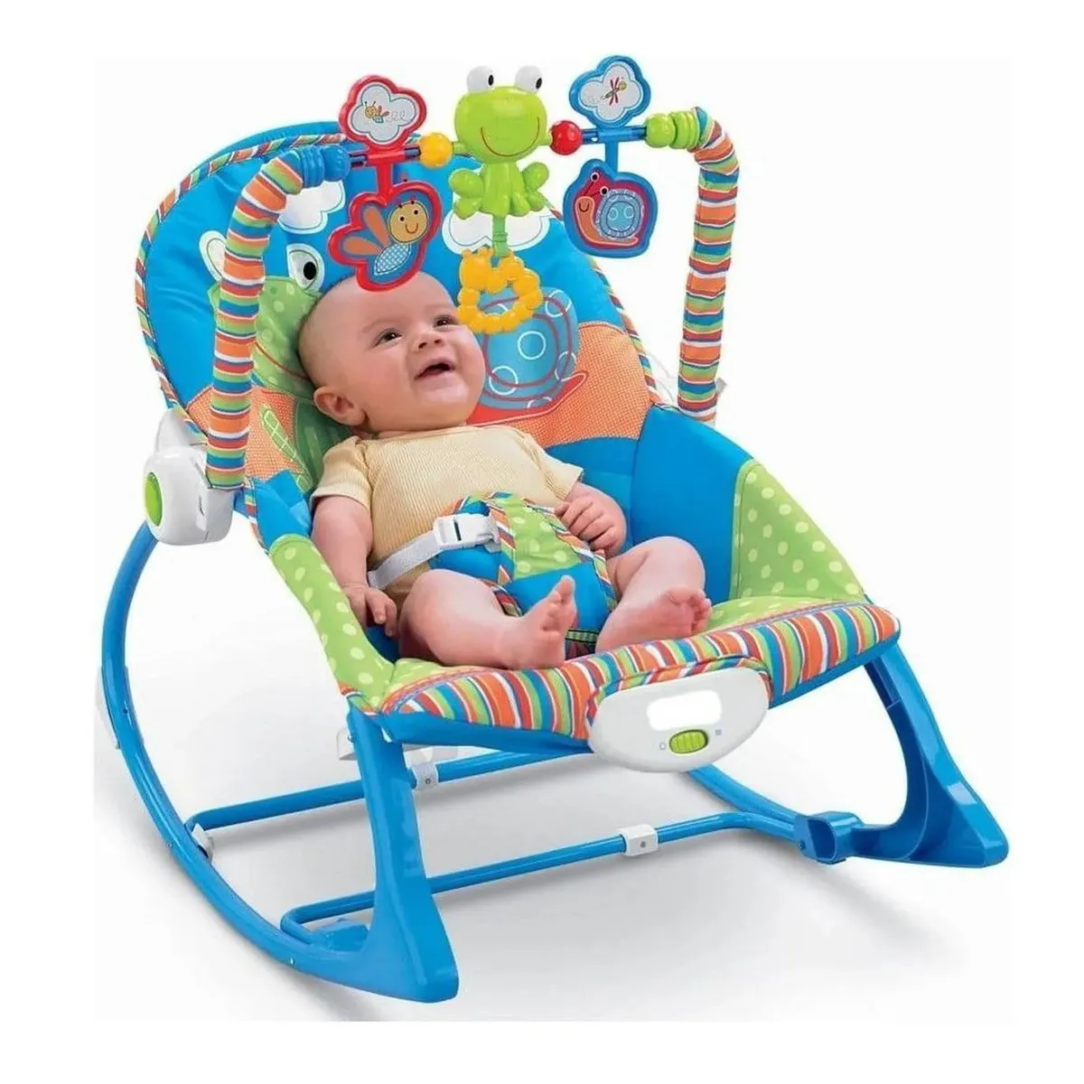 GENERICO - Silla Mecedora Musical Rocker 3en 1 Ranita