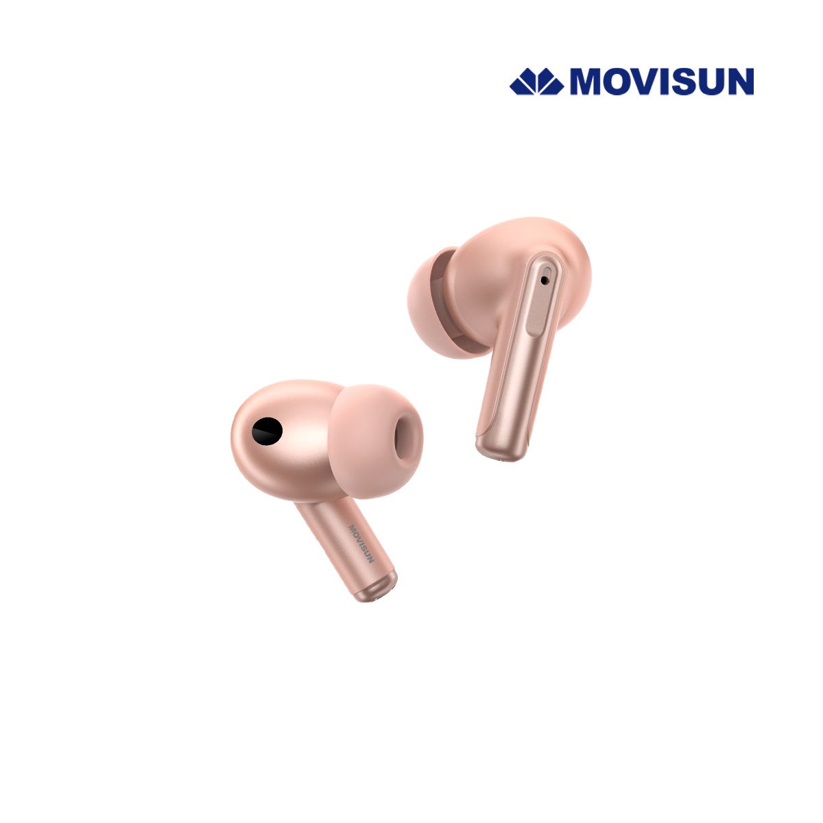 MOVISUN - Audífono Bluetooth MOVISUN EARBOX BUDS 8 ROSADO