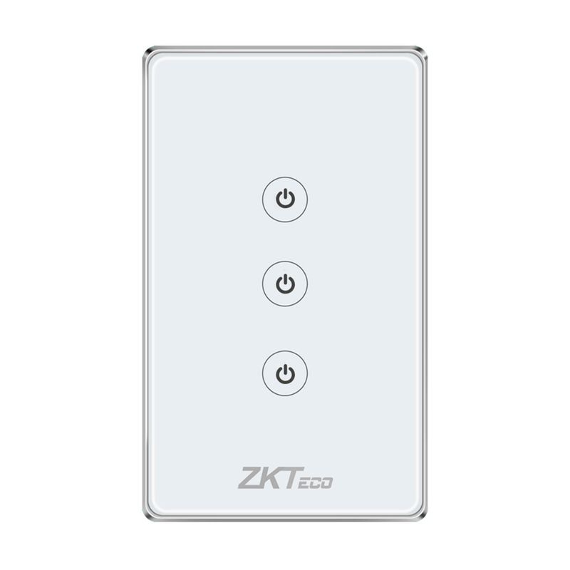 ZKTECO - ZKTECO SW13-US Interruptor inteligente Wifi de 3 tomas