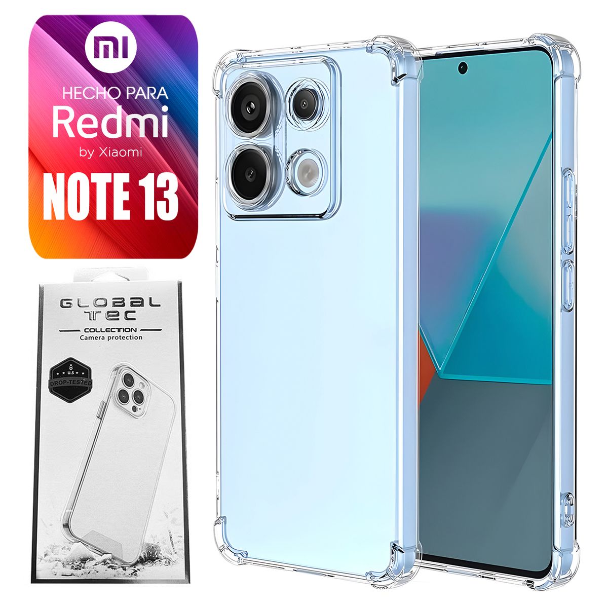 ASIA IMPORT - Space Case Para Xiaomi Redmi Note 13 Transparente