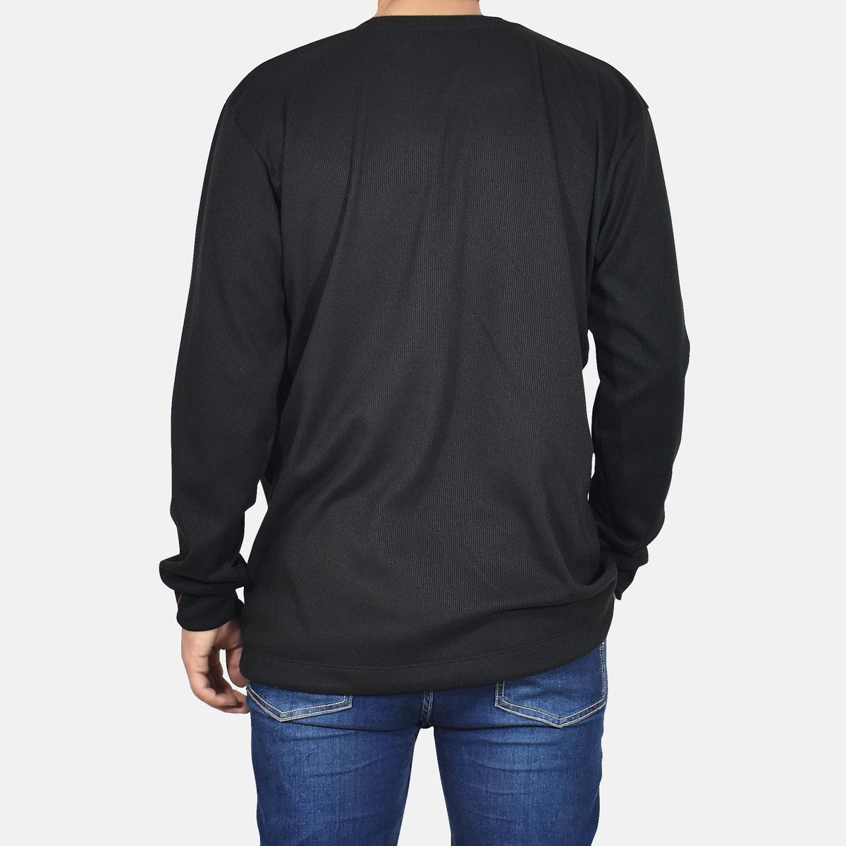 YONISTERS CLOTHING - Sueter Básico de Algodón Yonisters Clothing Negro