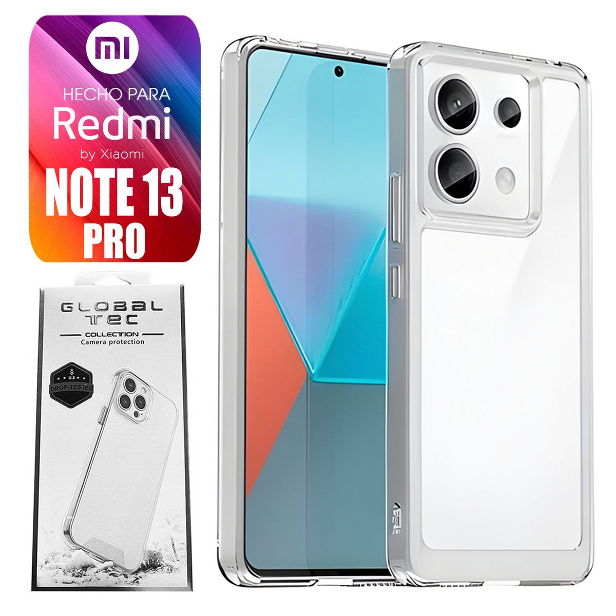 ASIA IMPORT - Space Case Para Xiaomi Redmi Note 13 Pro 4G Transparente