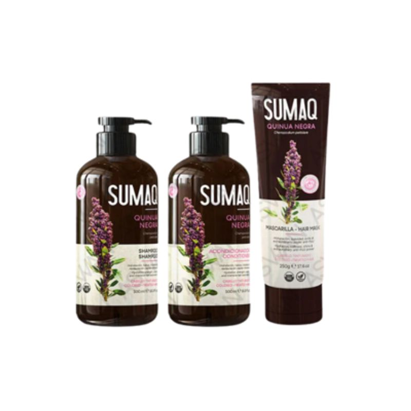 SUMAQ - KIT DE QUINUA NEGRA - SHAMPOO + ACONDICIONADOR + MASCARILLA- SUMAQ