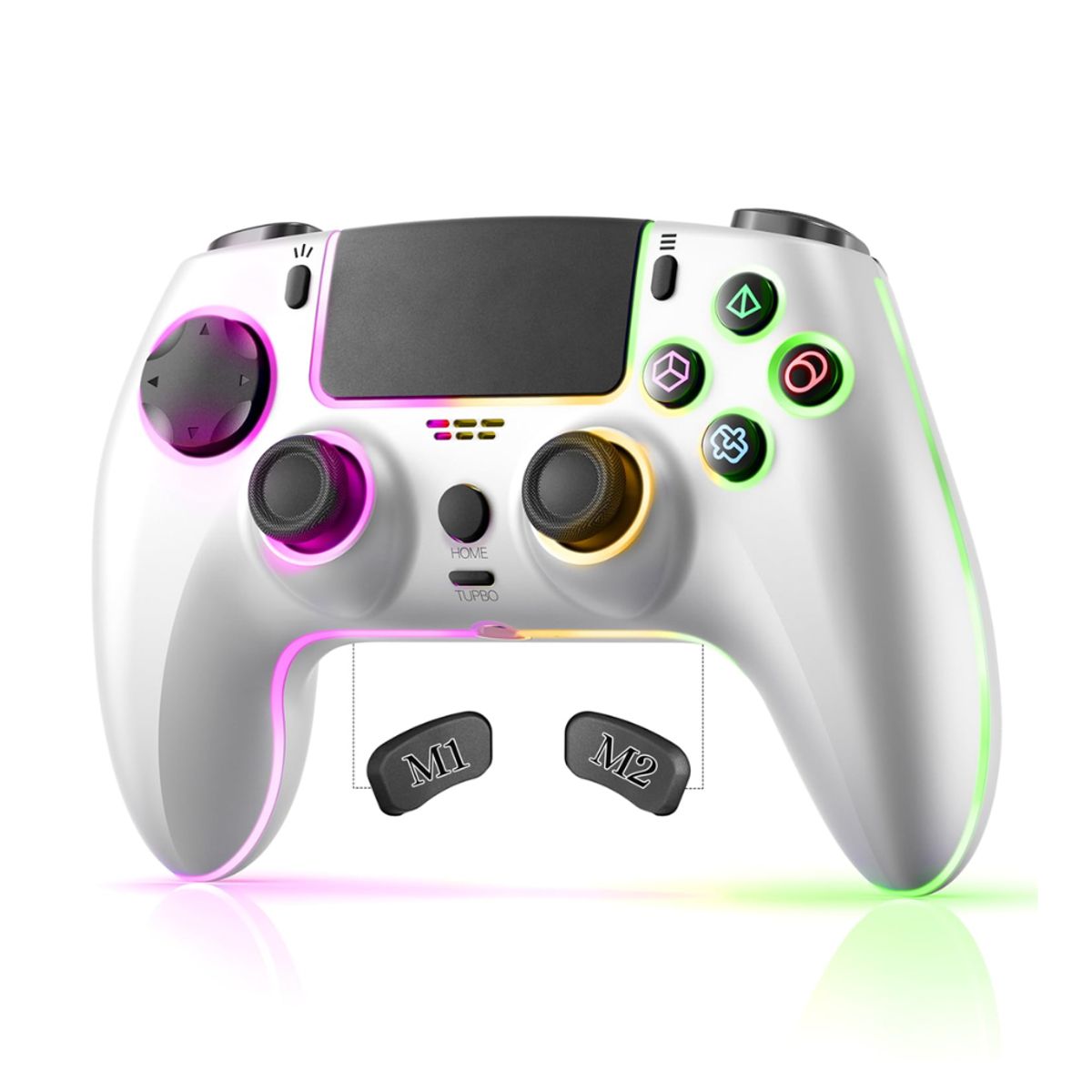 SEISA - Mando Joystick Bluetooth Para Ps4 Inalambrico Rgb PC