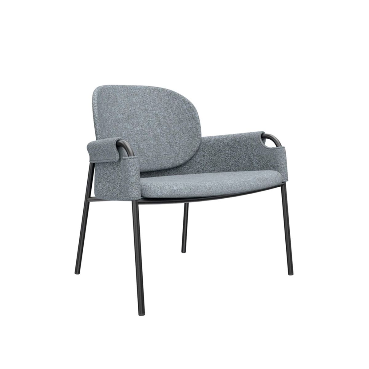 OFIDEAS - Poltrona Fija Sevilla Tela Gris Ofideas