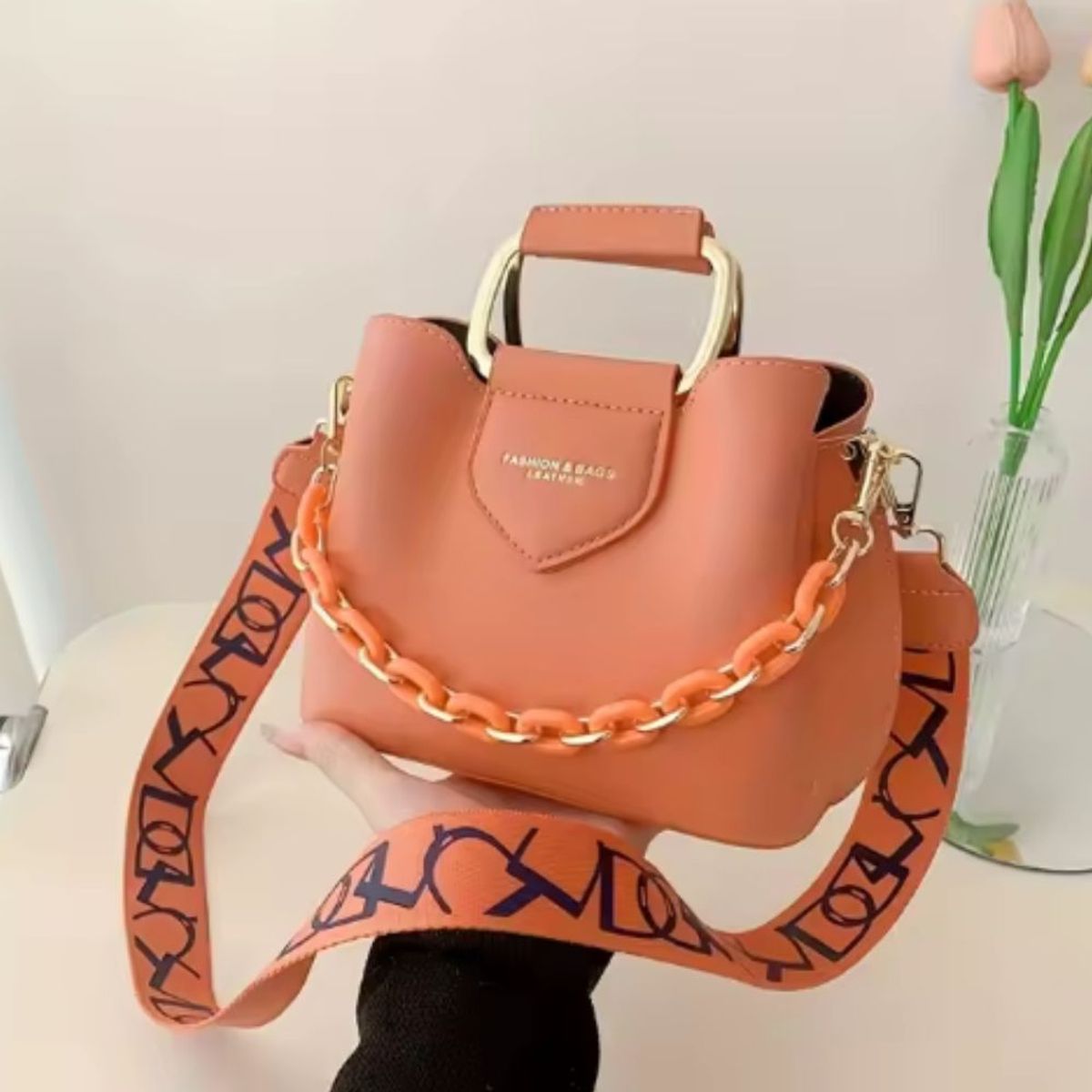 GENERICO - Bolso de cadena para mujer nueva moda versátil mensajero CHAVELLY