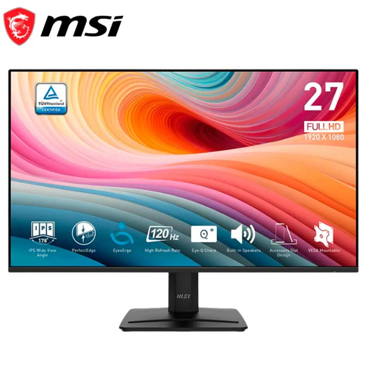 MSI - MONITOR MSI PRO MP275 E2 27 IPS FHD 120Hz 1ms Parlante