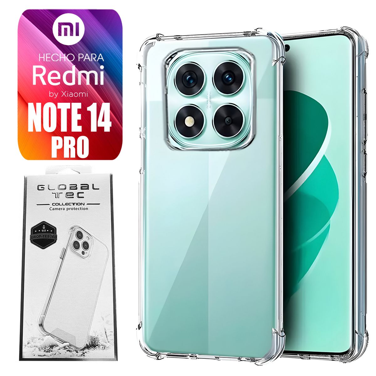 ASIA IMPORT - Space Case Para Xiami Redmi Note 14 Pro Transparente