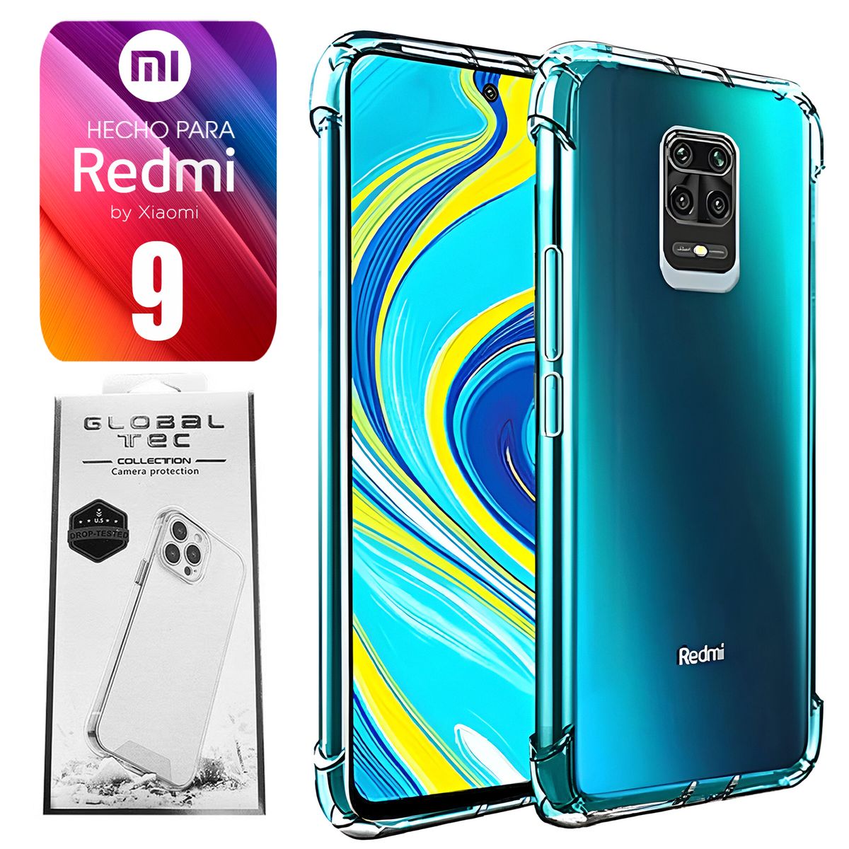 ASIA IMPORT - Space Case Para Xiaomi Redmi 9 Transparente