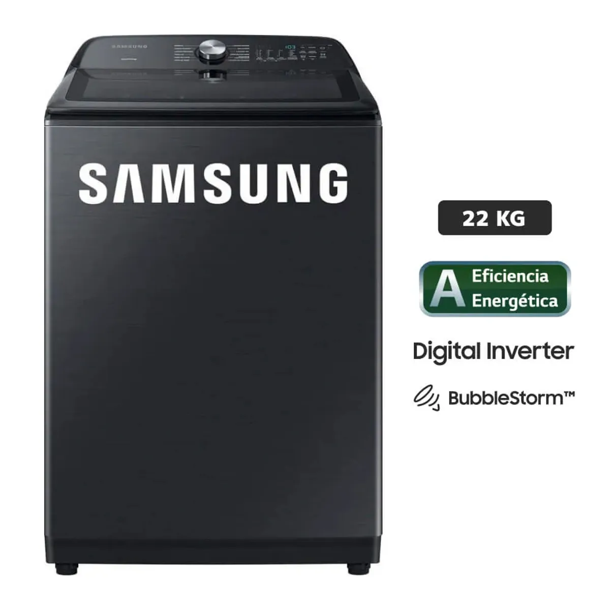 SAMSUNG - Lavadora Samsung WA22A8377GVPE 22kg