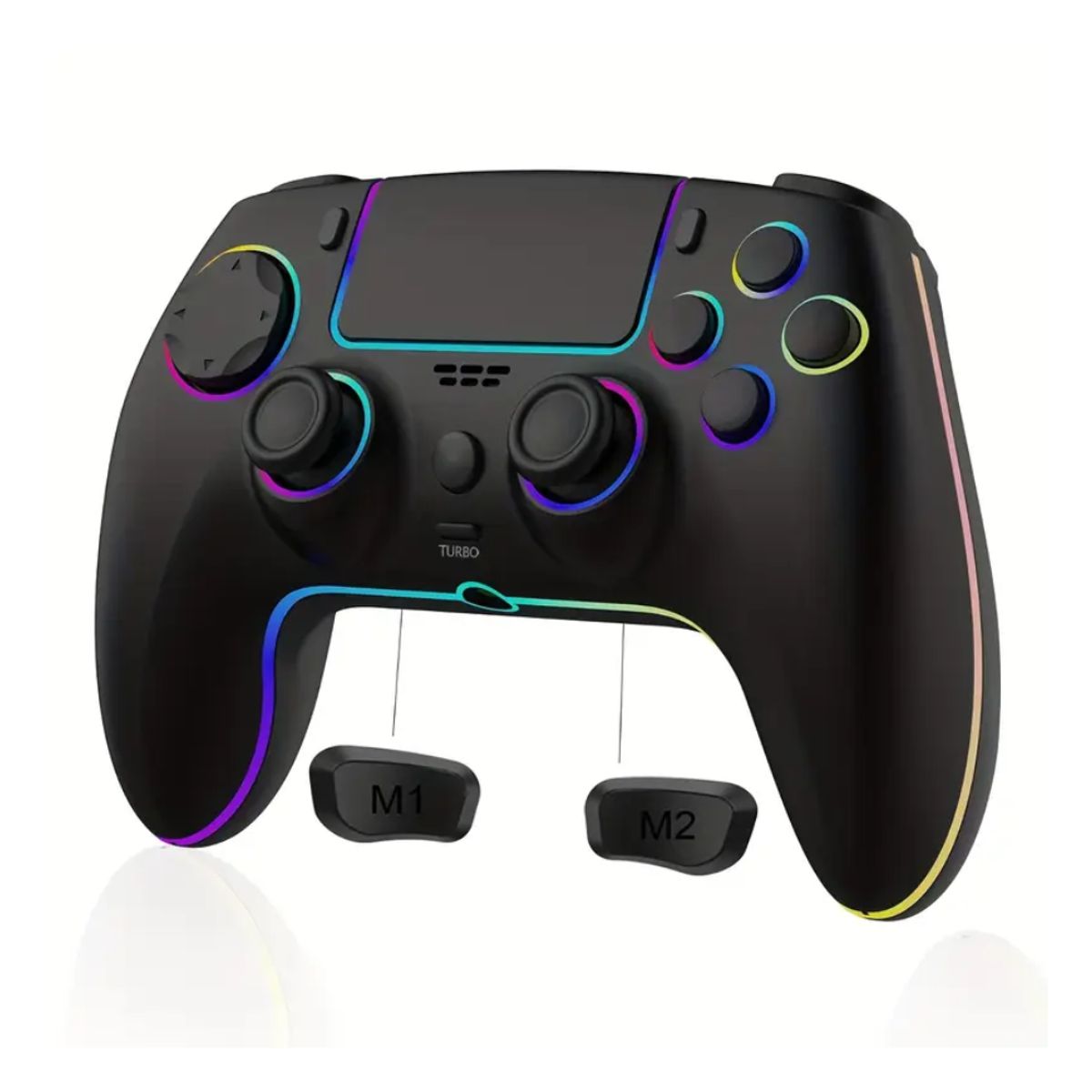 SEISA - Mando Joystick Bluetooth Para Ps4 Inalambrico Rgb PC